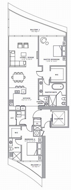 Ritz-Carlton Residences floor plans - new developments at Sunny Isles Beach