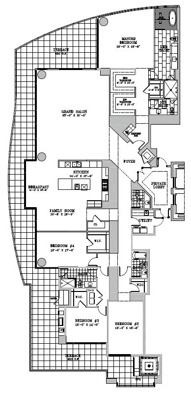 The Estates At Acqualina floor plans - new developments at Sunny Isles Beach