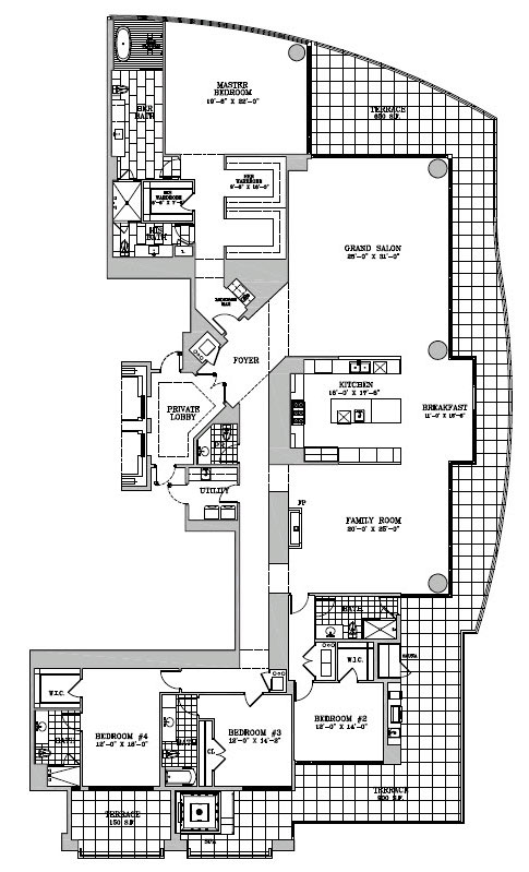 The Estates At Acqualina floor plans - new developments at Sunny Isles Beach