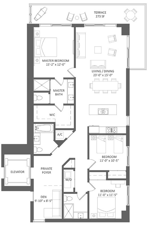 The Harbour floor plans - new developments at Miami