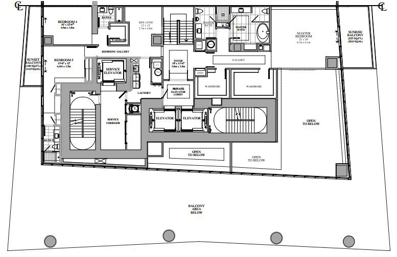 Turnberry Ocean Club floor plans