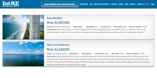 Shortcode RETS MLS WordPress